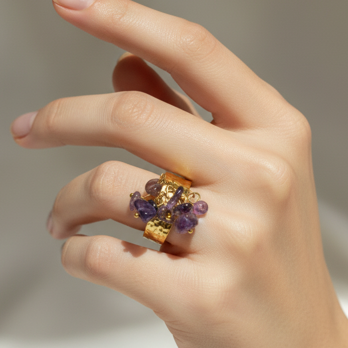 Amethyst Muse Ring_ChicaChica