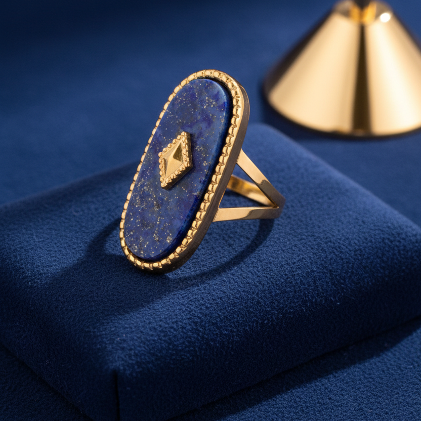 Azure Glow Ring_ChicaChica