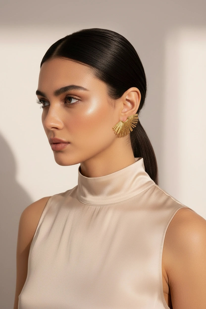 Celestial Rays Earrings_ChicaChica