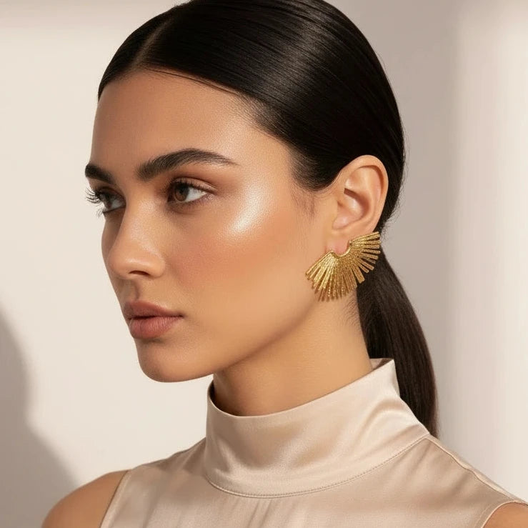 Celestial Rays Earrings_ChicaChica