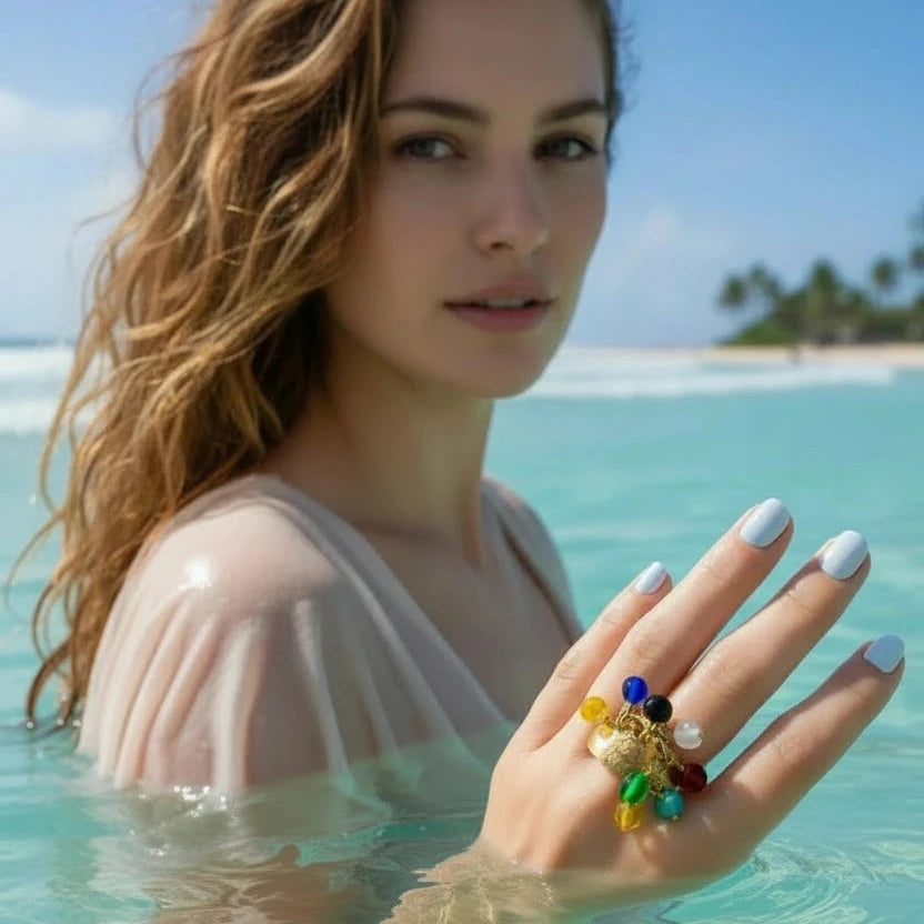 Confetti Charm Ring_ChicaChica