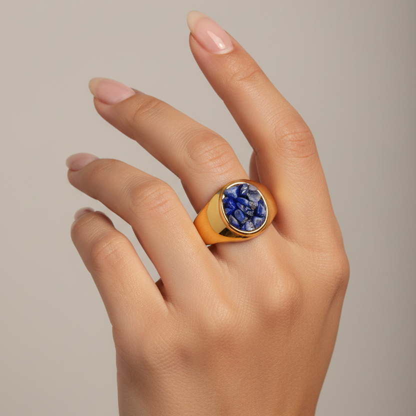 Cosmic Blue Ring_ChicaChica