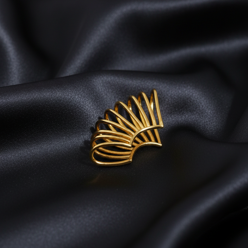 Golden Horizon Ear Cuff_ChicaChica
