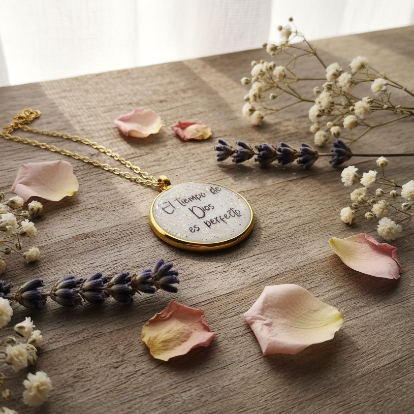 Tiempo de Dios Necklace_ChicaChica