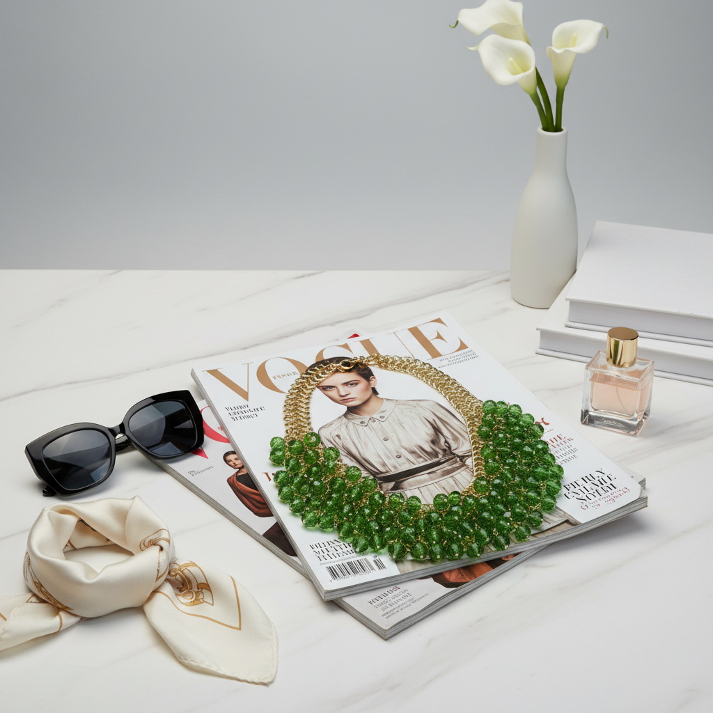 Verdant Splash Necklace_ChicaChica