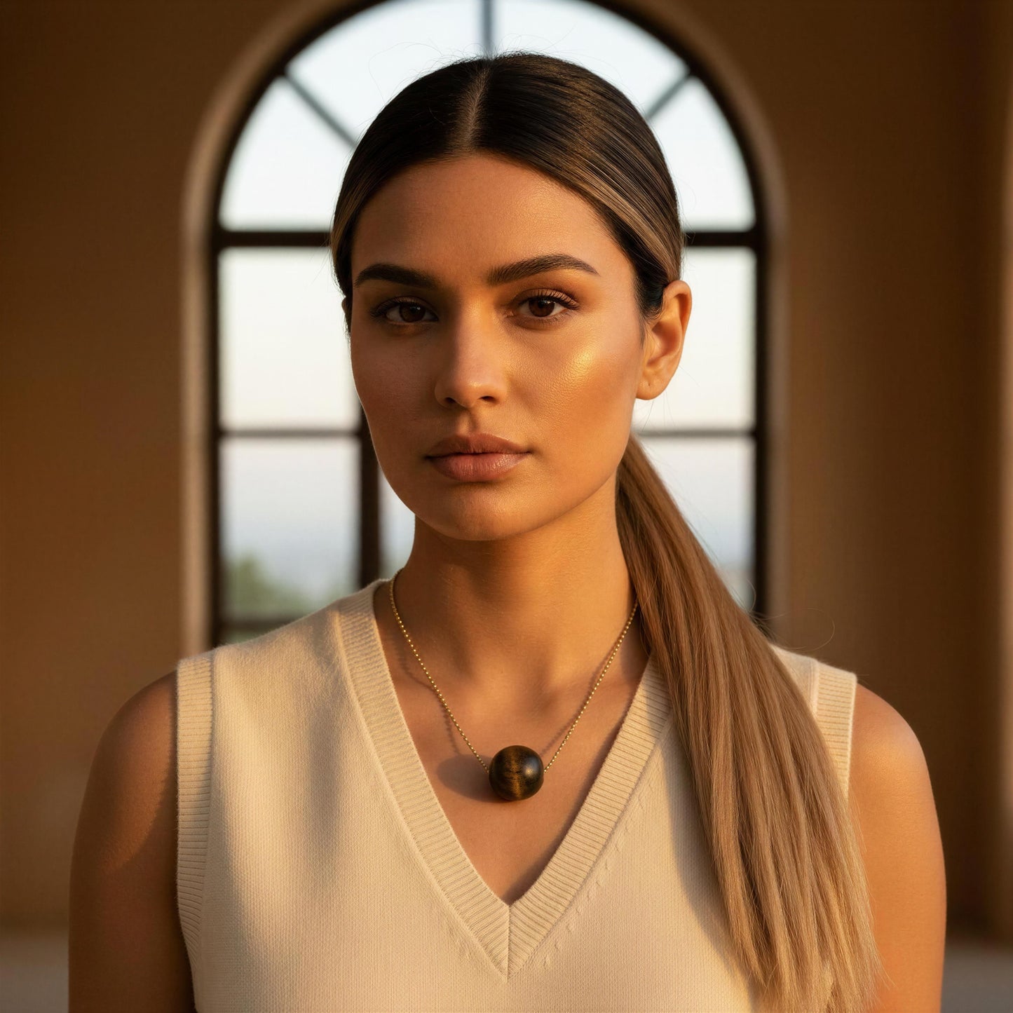 Terra Sol Sphere Necklace