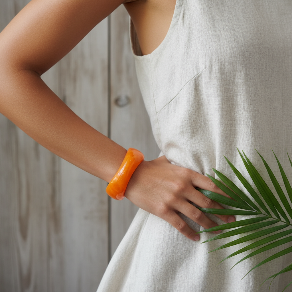 Amber Glow Bangle_ChicaChica