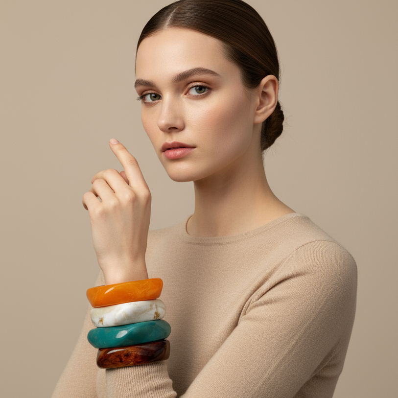 Amber Glow Bangle_ChicaChica