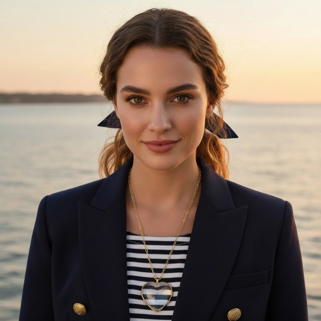 Amore Cristallo Heart Necklace_ChicaChica