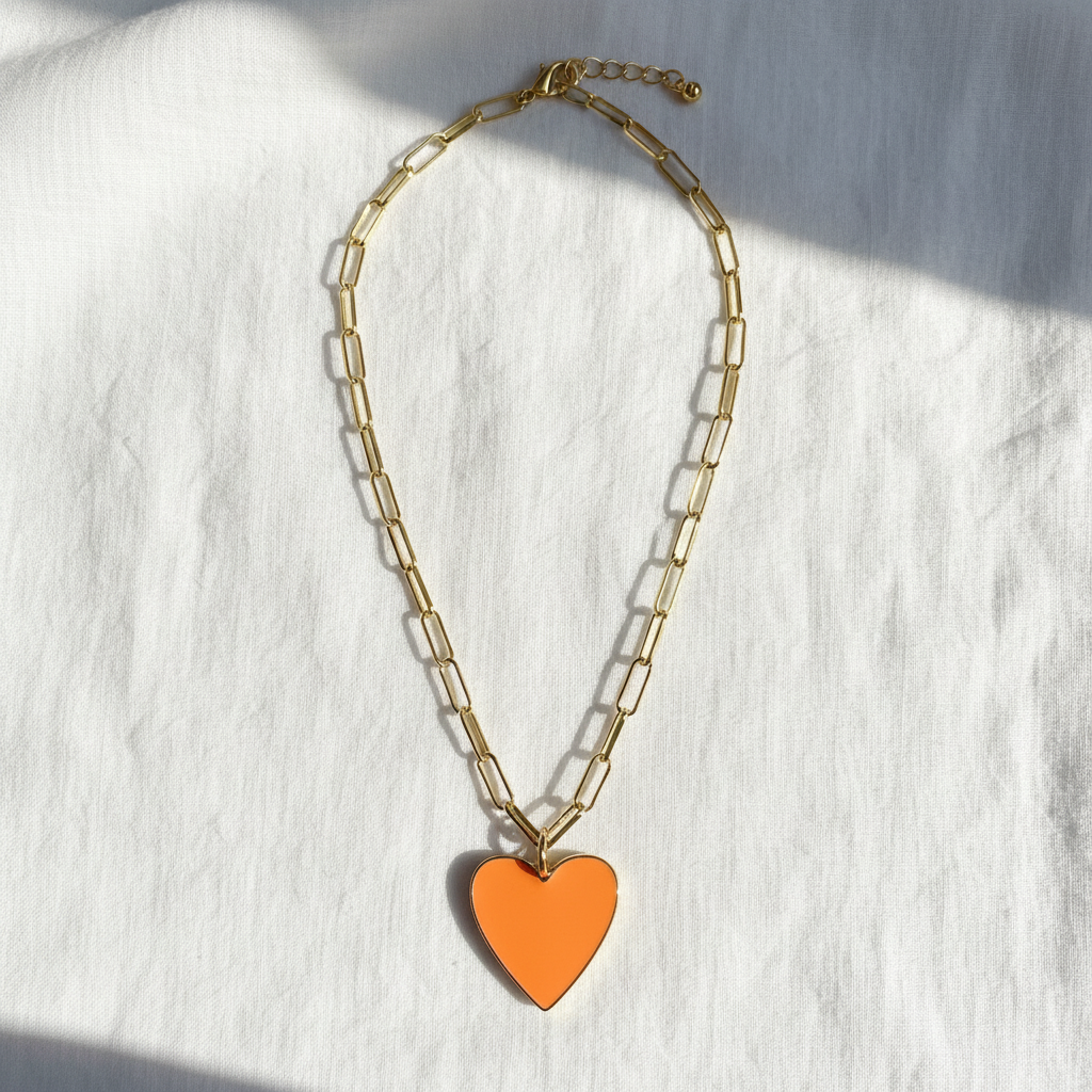 Amore Sol Heart Necklace