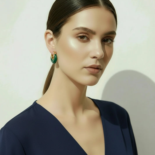 Ava Hoops_Emerald Green_ChicaChica