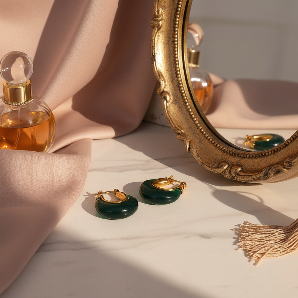 Ava Hoops_Emerald Green_ChicaChica