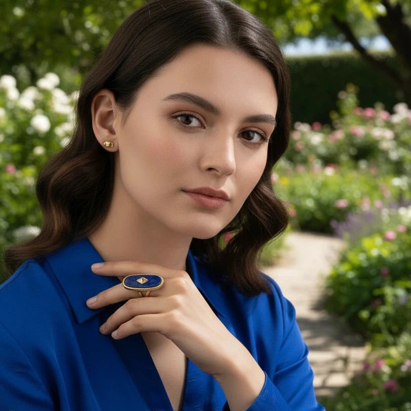 Azure Glow Ring_ChicaChica