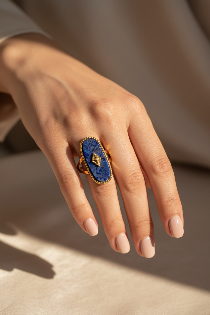 Azure Glow Ring_ChicaChica