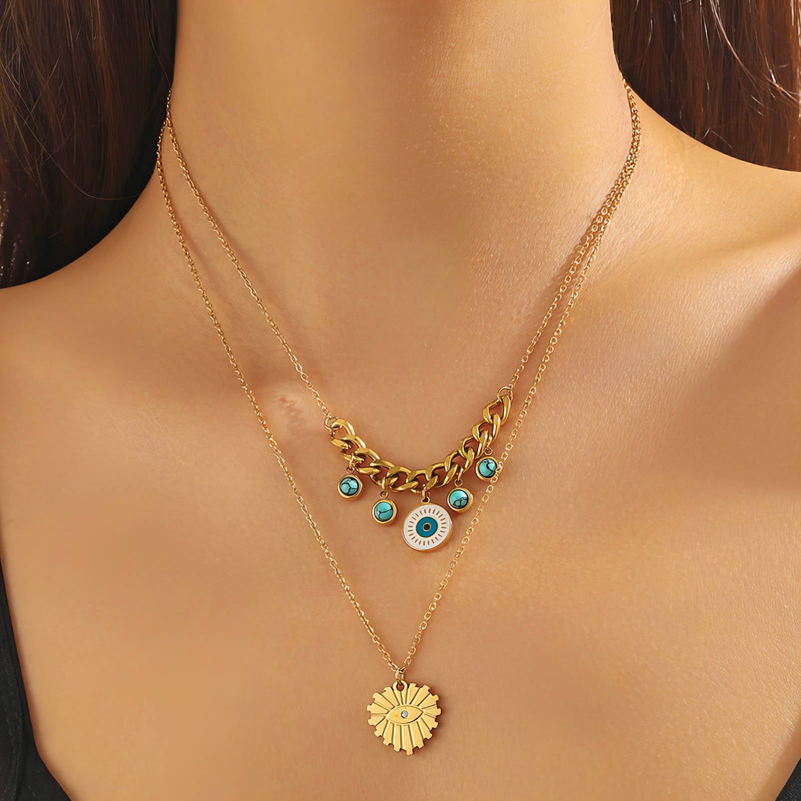 Blue Aura Necklace_ChicaChica
