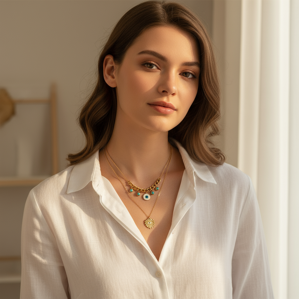 Blue Aura Necklace_ChicaChica