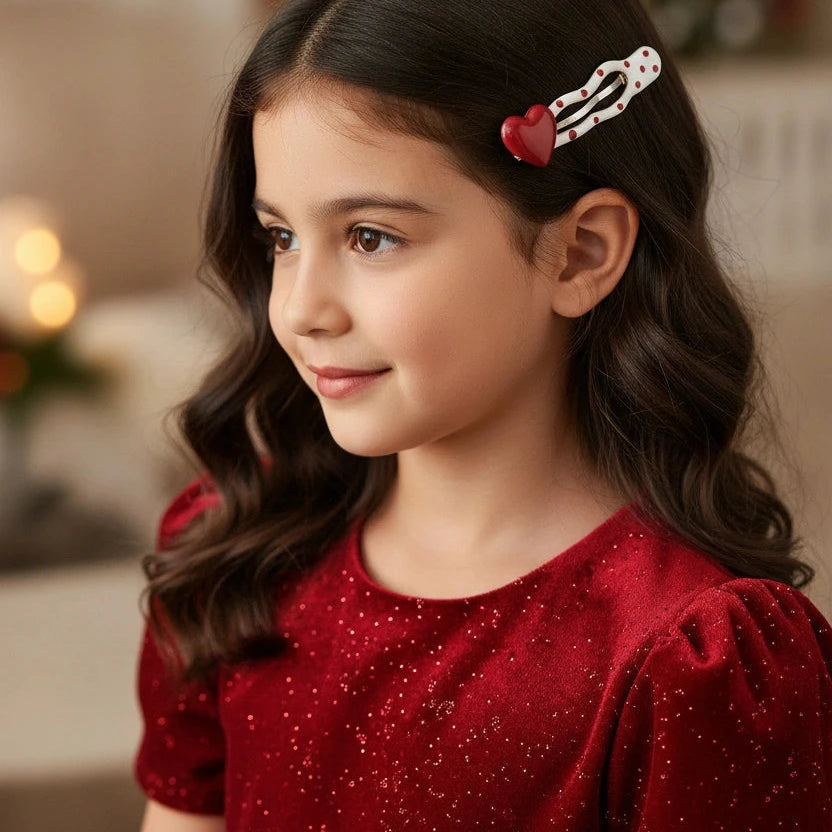 Candy Dots Hair Clip_ChicaChica