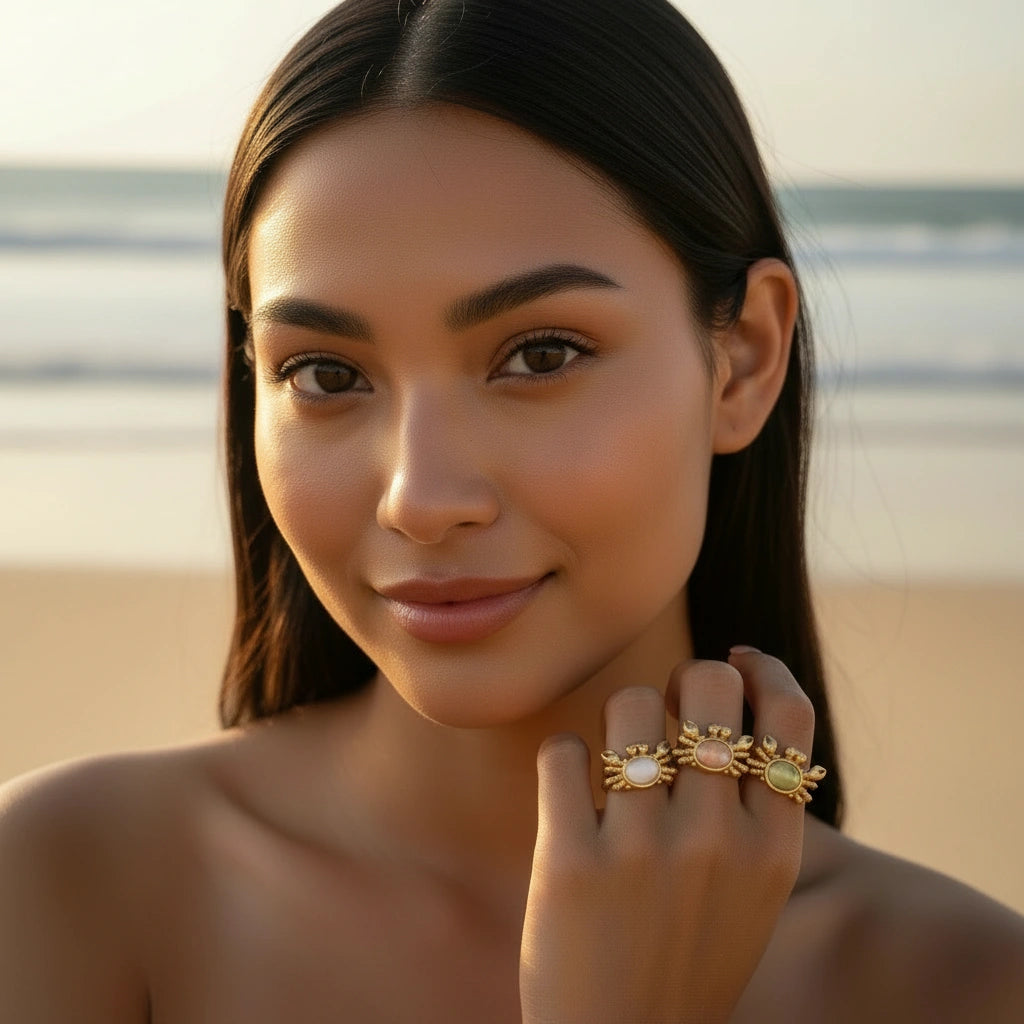 Ruby Pinch Ring_ChicaChica