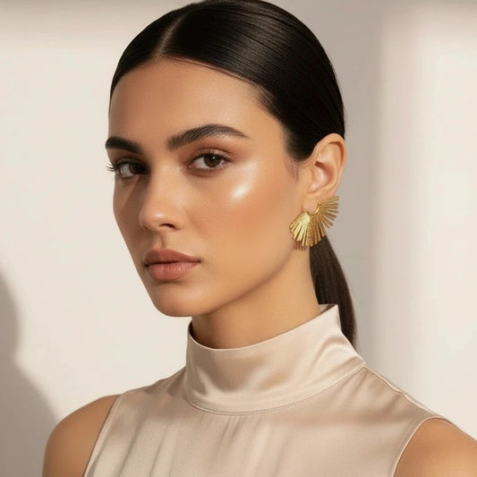 Celestial Rays Earrings_ChicaChica