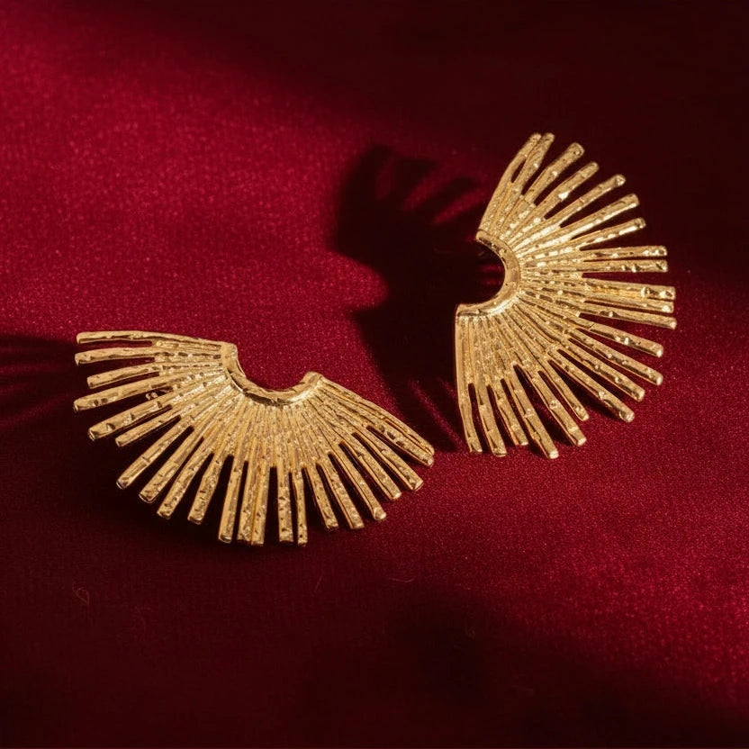 Celestial Rays Earrings_ChicaChica