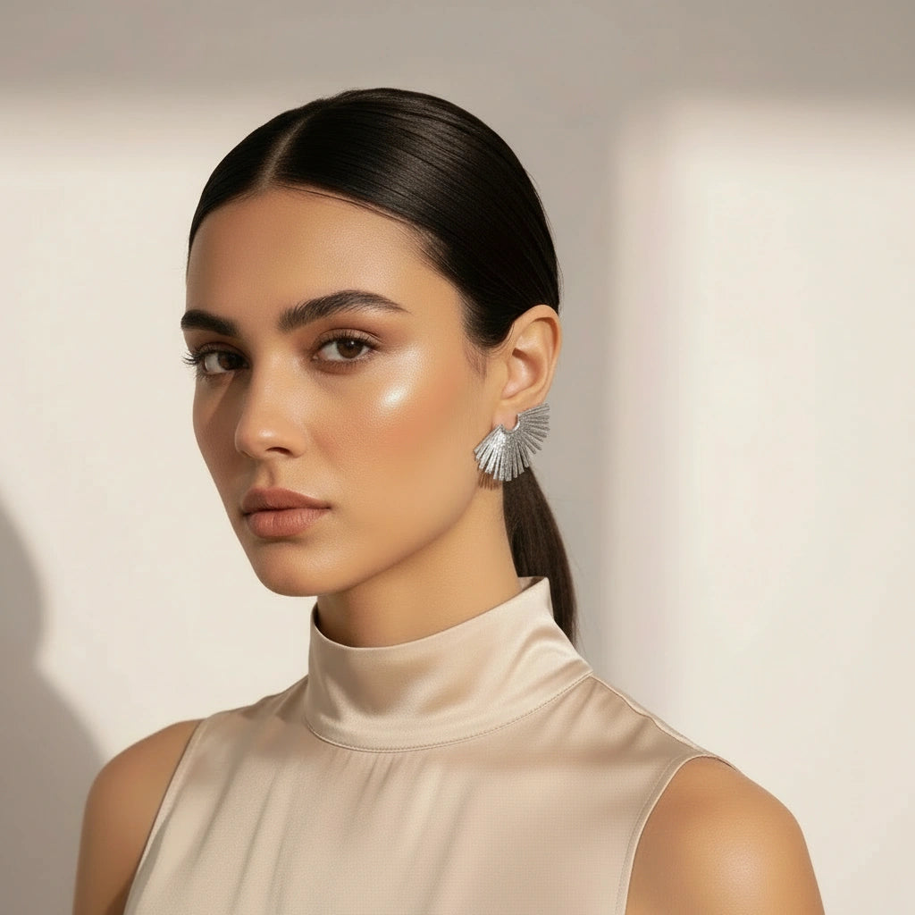 Celestial Rays Earrings_ChicaChica