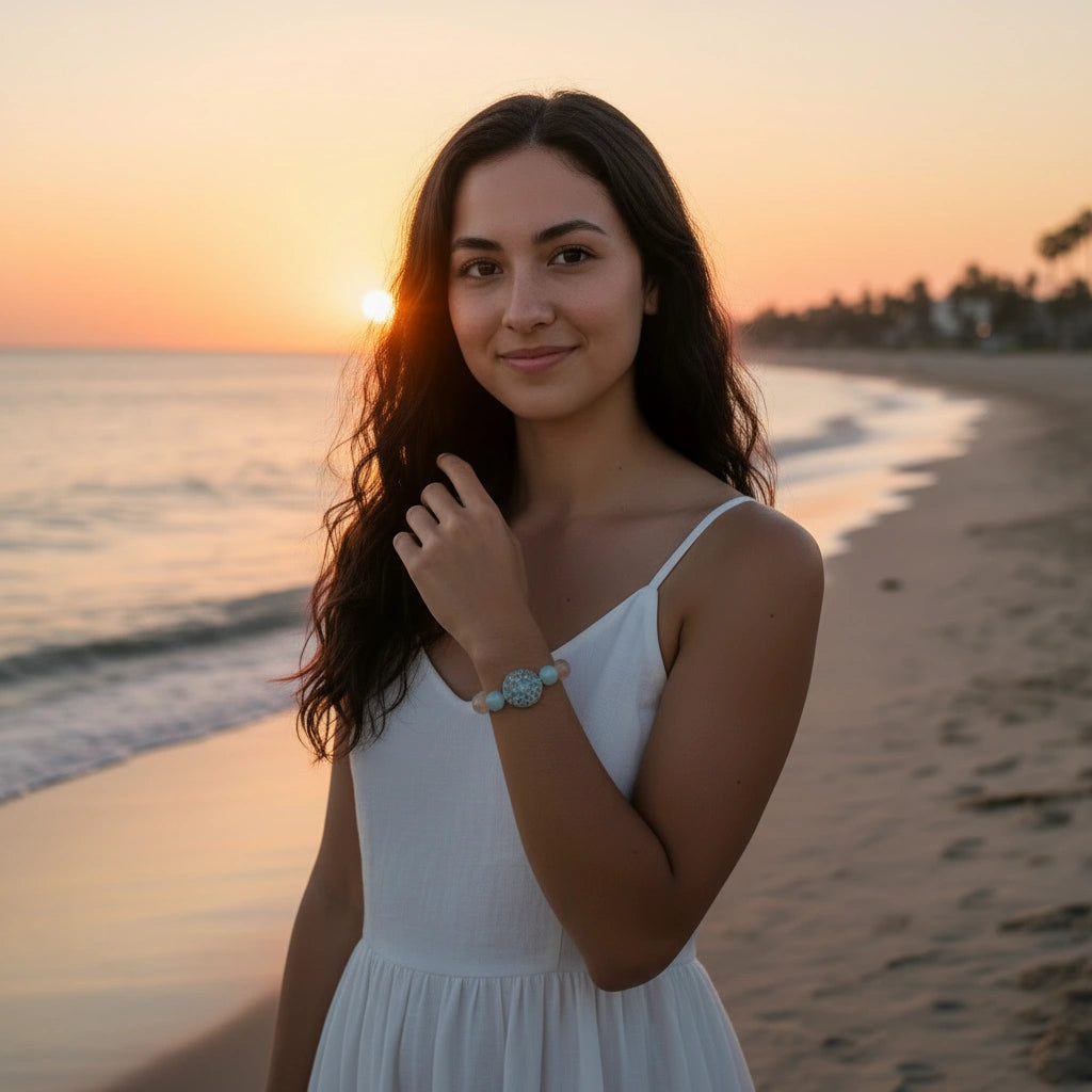 Coastal Bloom Bracelet_ChicaChica