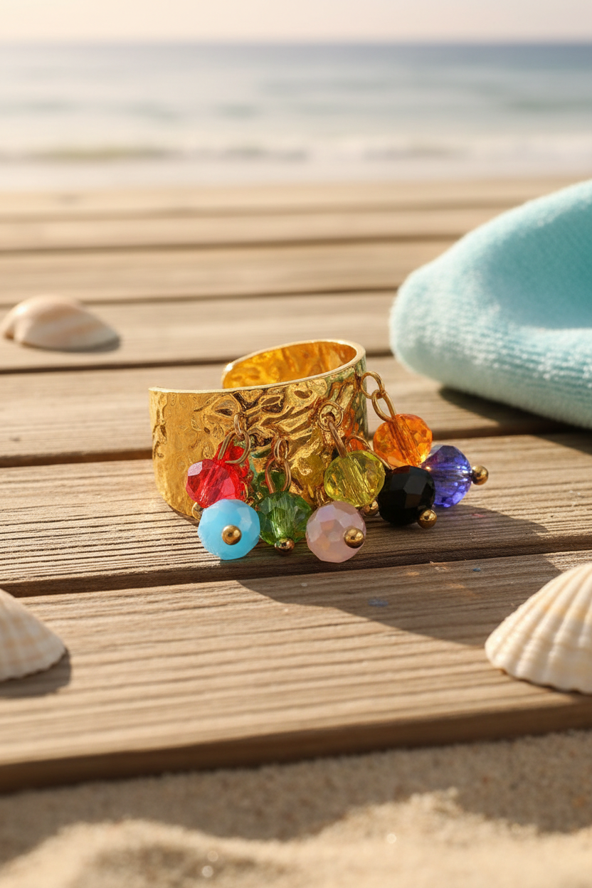 Confetti Charm Ring_ChicaChica