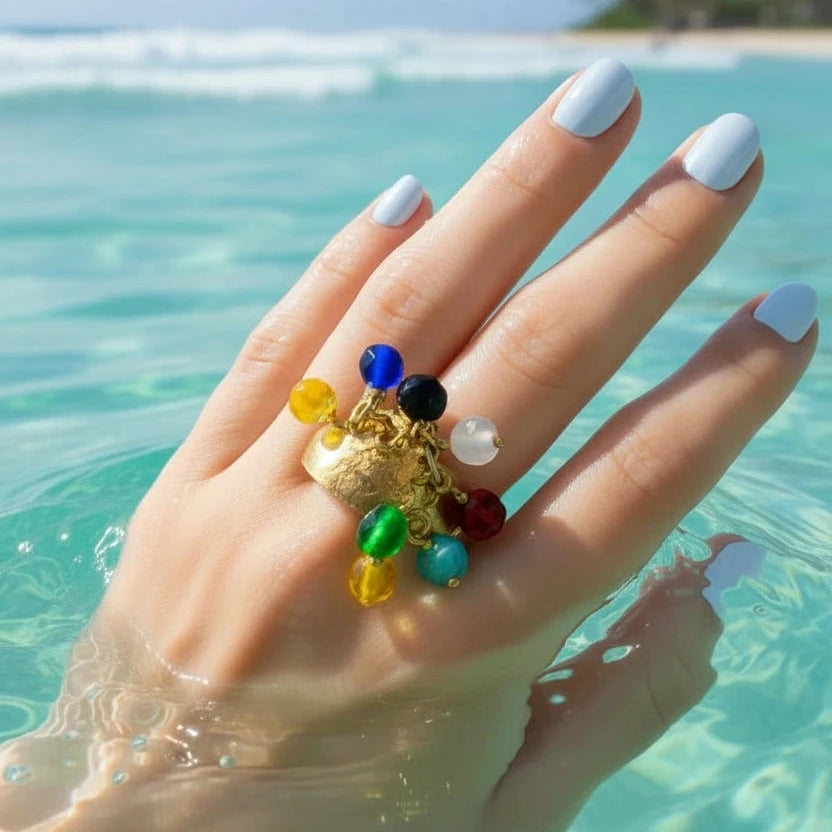 Confetti Charm Ring_ChicaChica