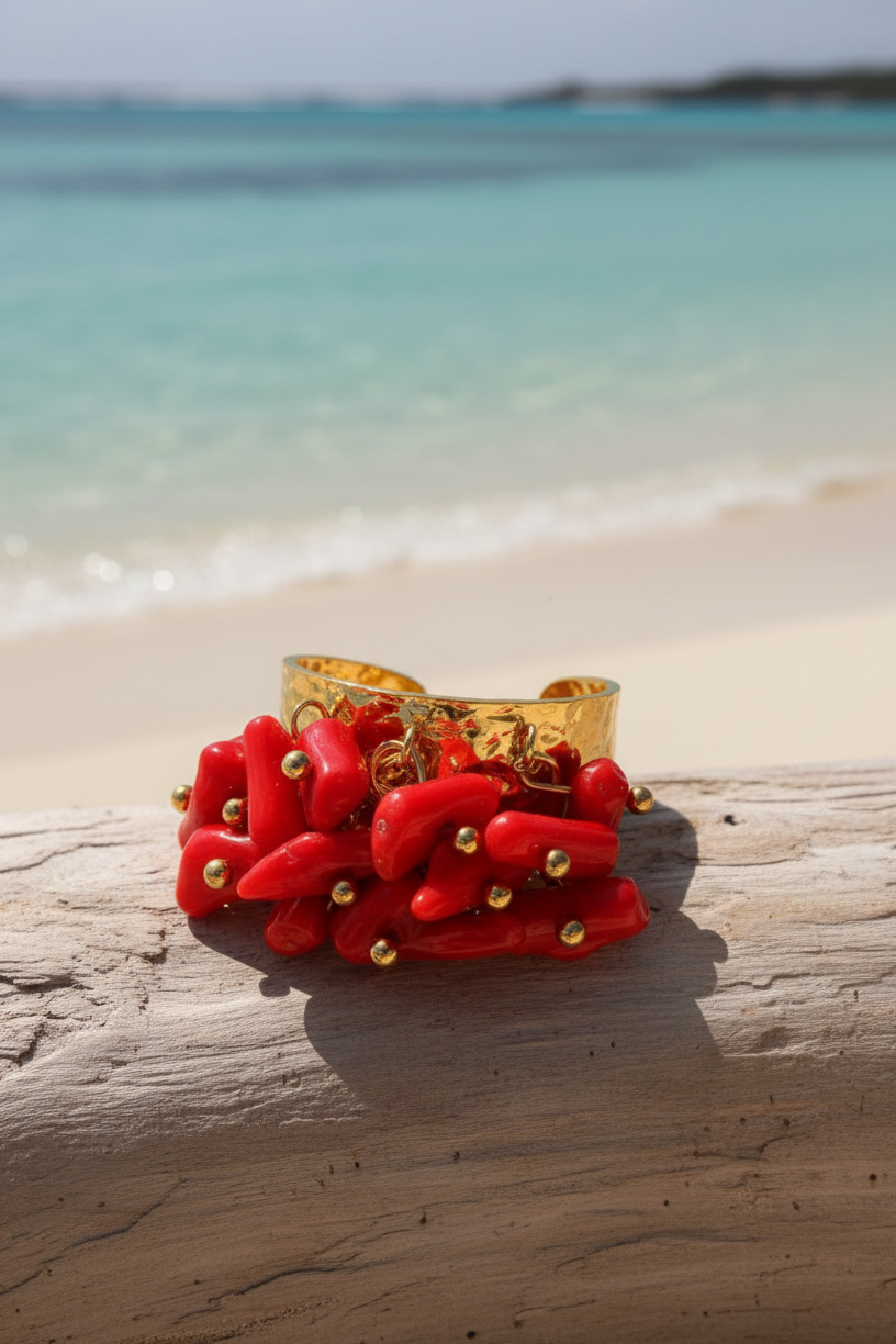 Coral Ember Ring_ChicaChica