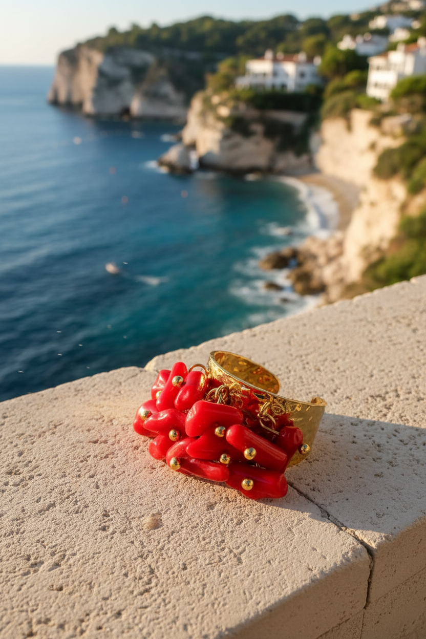 Coral Ember Ring_ChicaChica