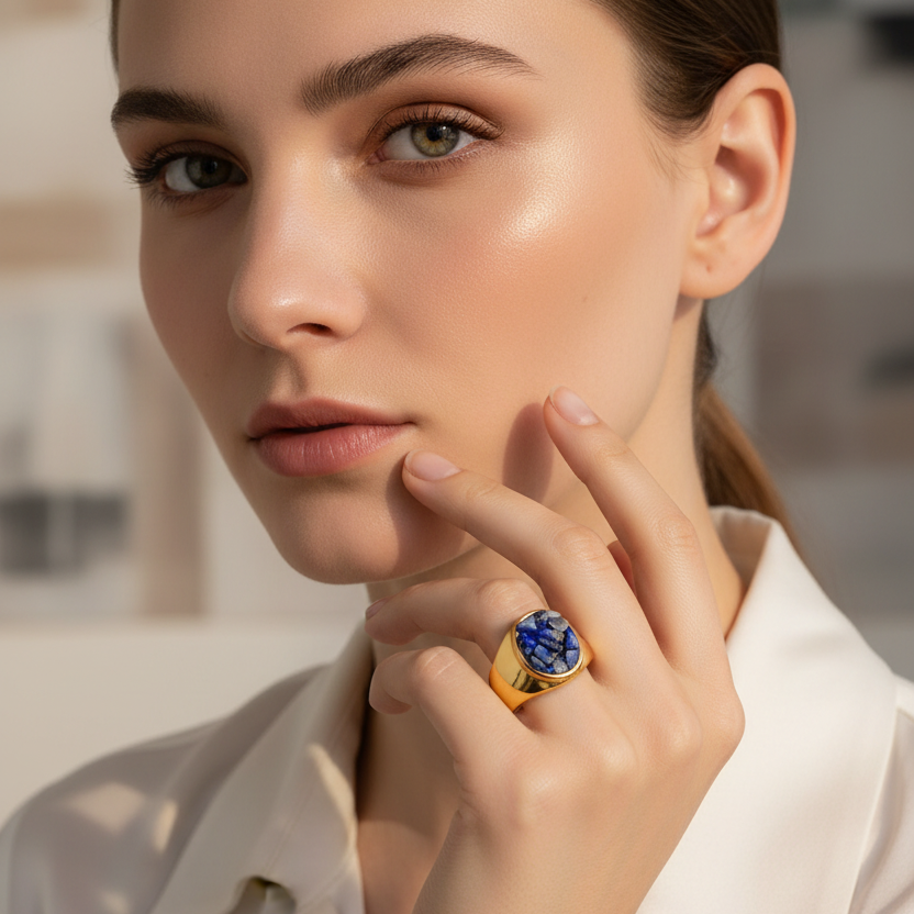 Cosmic Blue Ring_ChicaChica