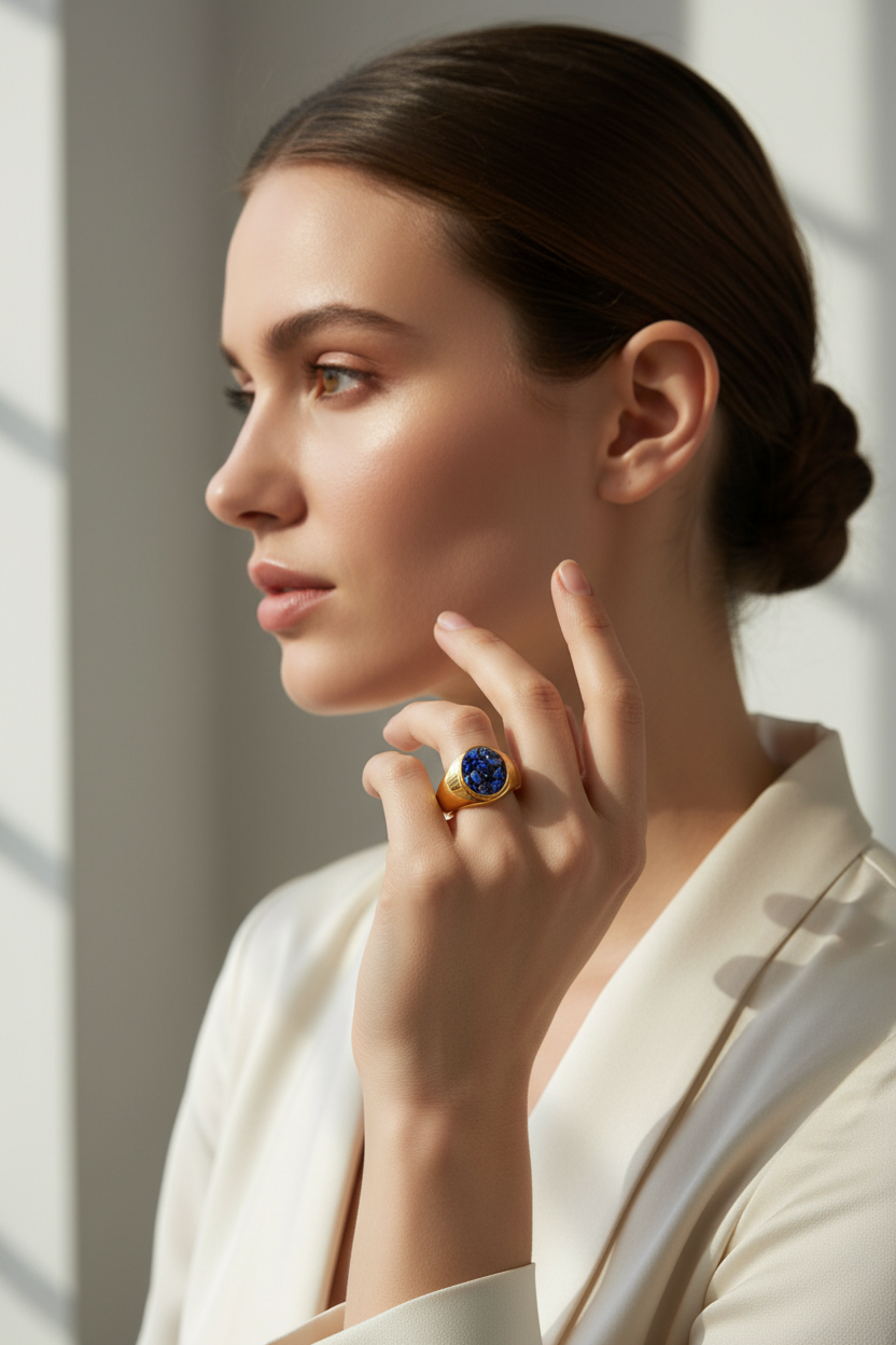 Cosmic Blue Ring_ChicaChica