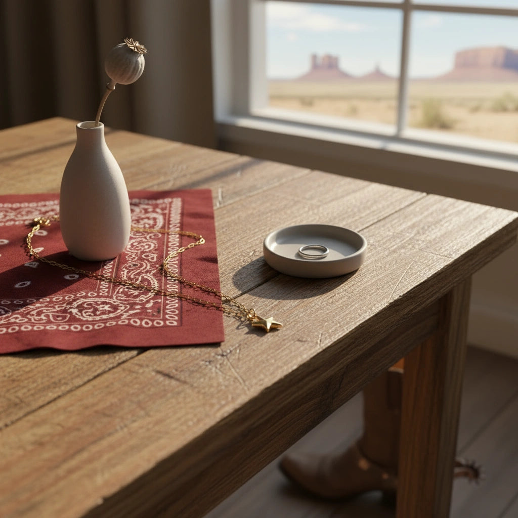 Cowgirl Star Necklace_ChicaChica