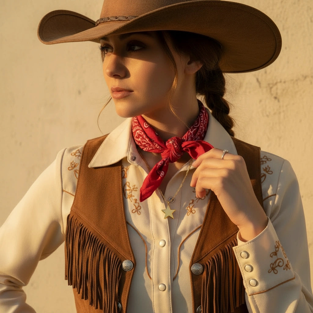 Cowgirl Star Necklace_ChicaChica