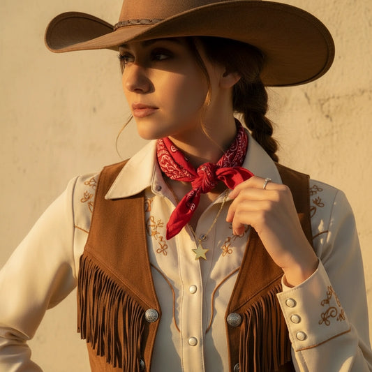 Cowgirl Star Necklace_ChicaChica