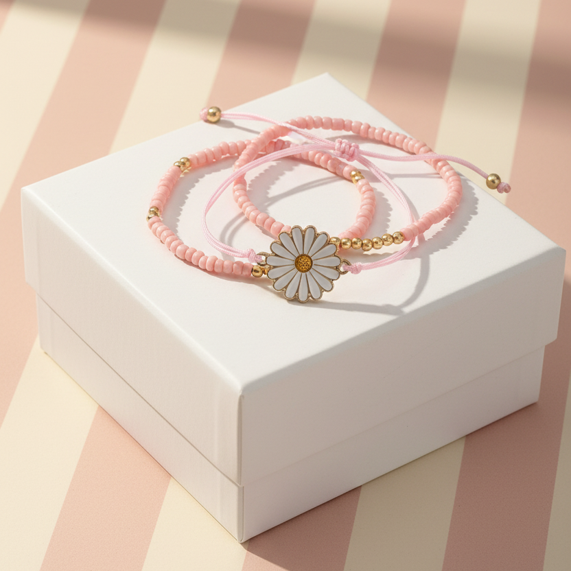  Daisy Delight Bracelet Set-ChicaChica