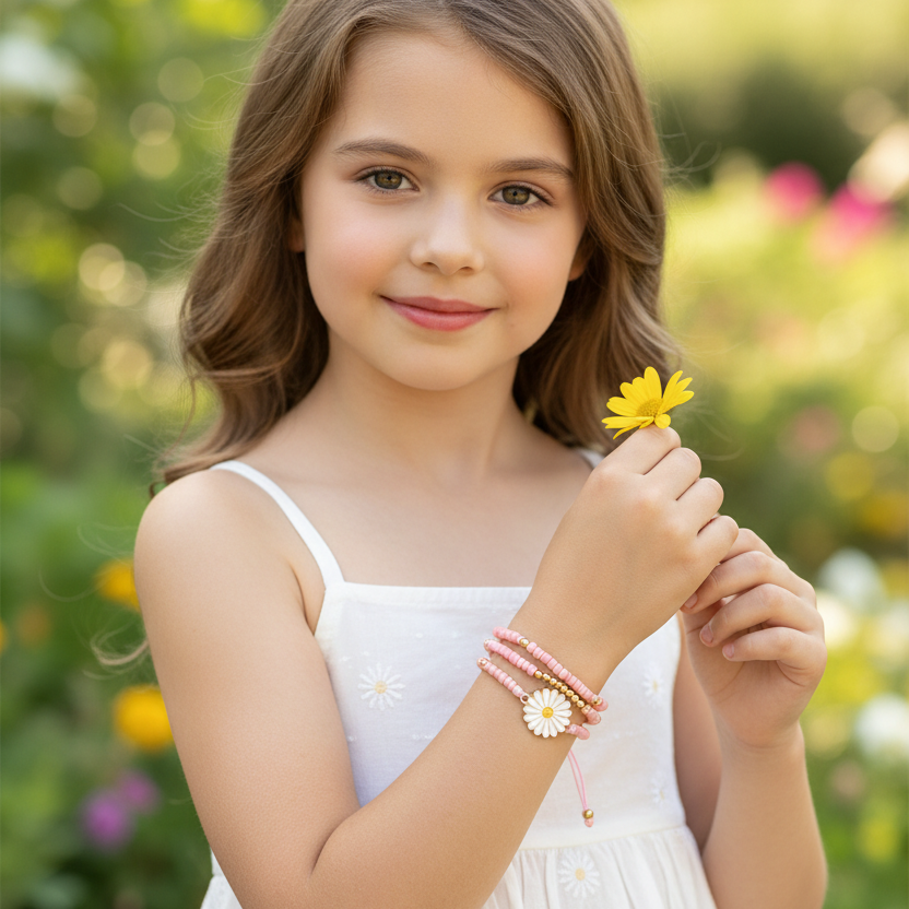  Daisy Delight Bracelet Set _ChicaChica