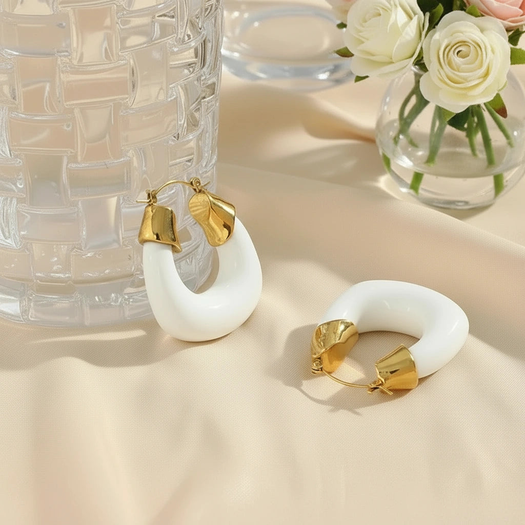 Deco White Hoops_Retro_ChicaChica