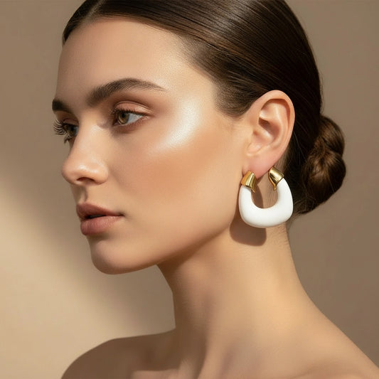 Deco White Hoops_RetroGlam_ChicaChica