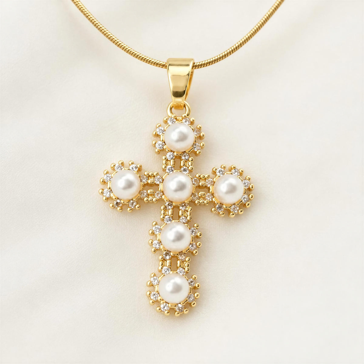 The Divine Grace Necklace- Chica Chica Jewelry - Faith and Grace Collection 