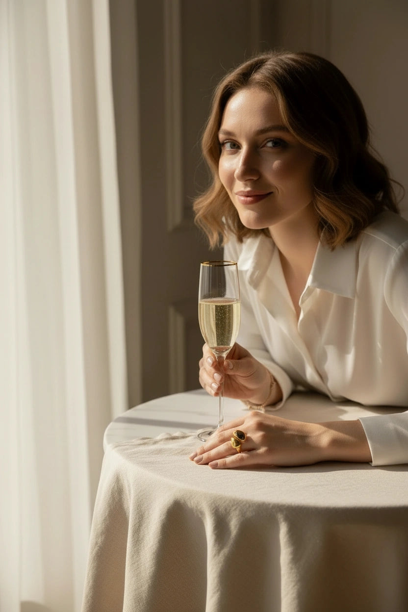  Droplet Ring_Gold_ChicaChica