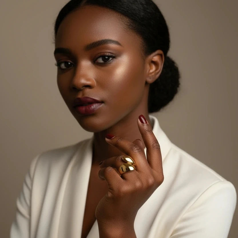  Droplet Ring_Gold_ChicaChica