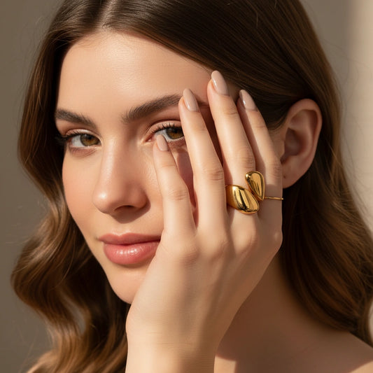 Droplet Ring_Gold_ChicaChica