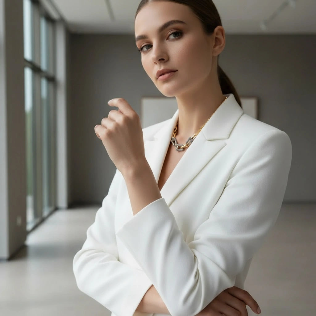 Dual Radiance Link Necklace_ChicaChica