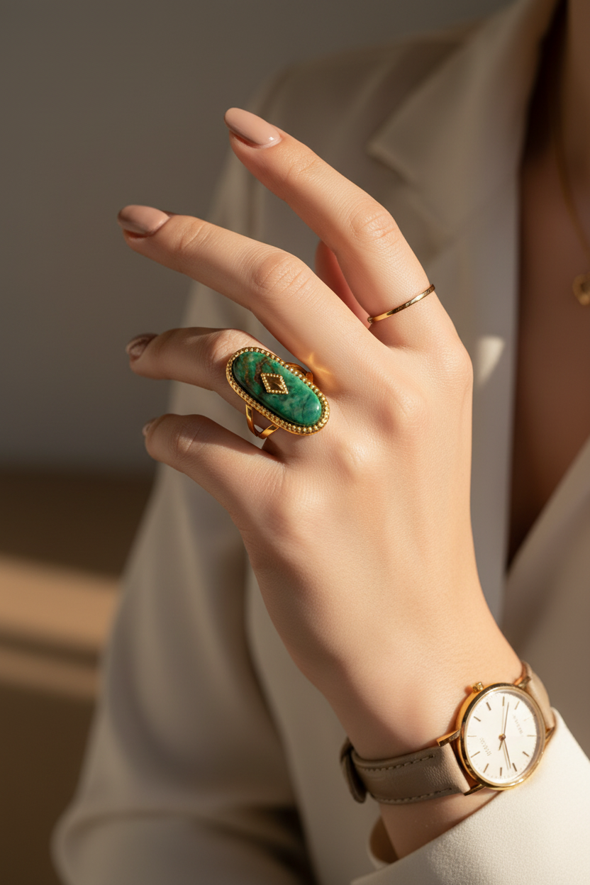 Emerald Sky Ring_ChicaChica