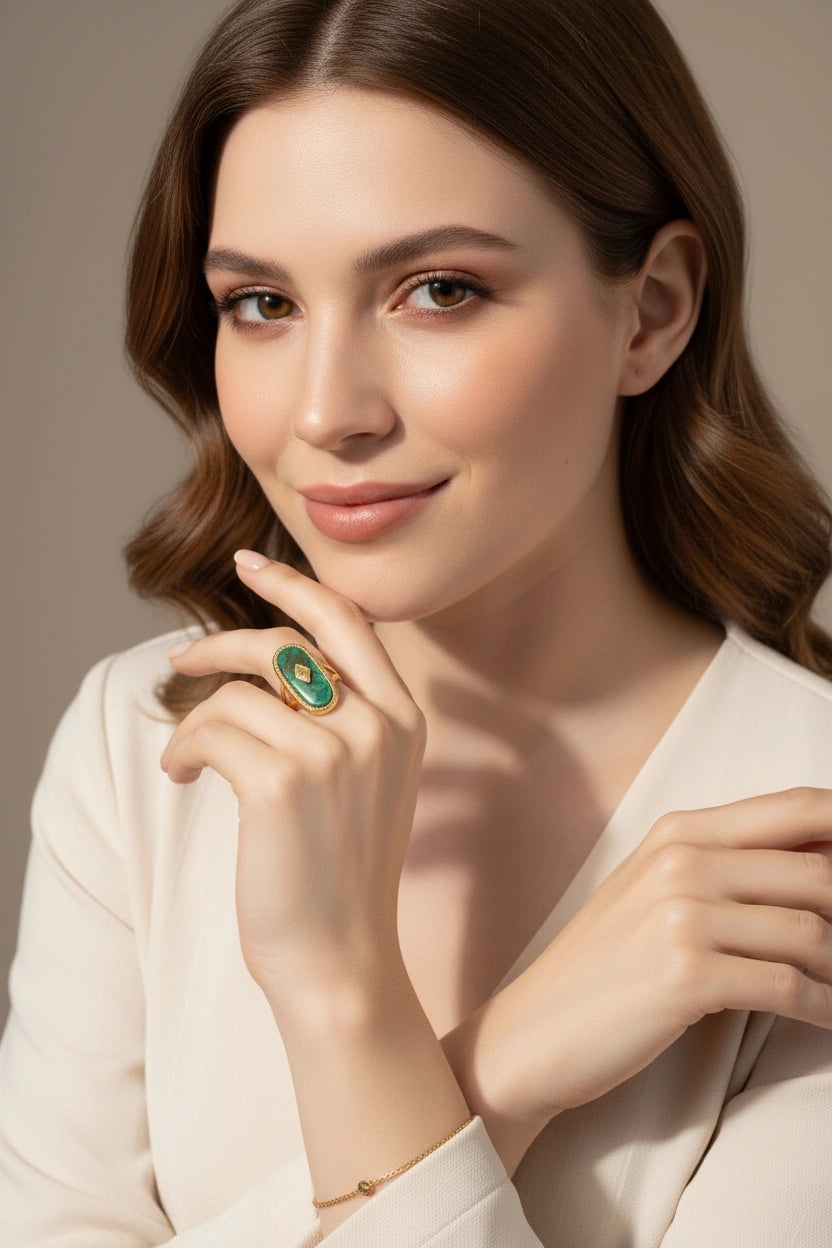 Emerald Sky Ring_ChicaChica