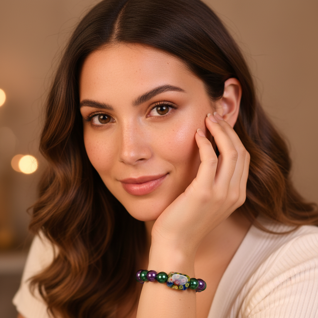 Emerald Twilight Bracelet_ChicaChica