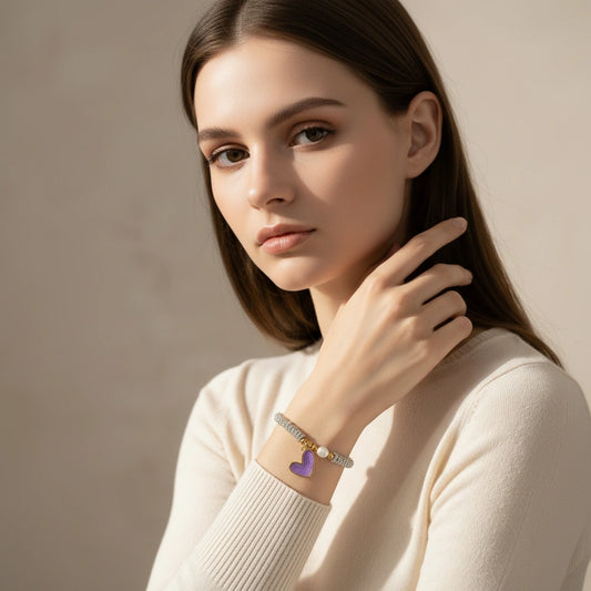 Endless Promise Lavender Heart_ ChicaChica