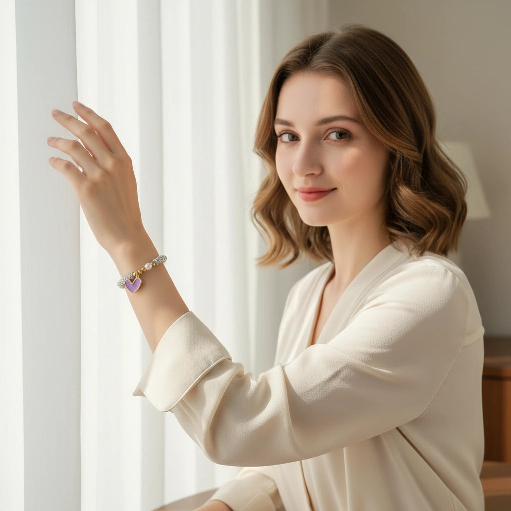 Endless Promise Lavender Heart_ ChicaChica