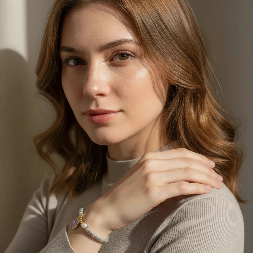 Endless Promise Lavender Heart_ ChicaChica